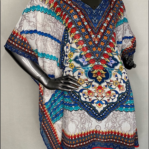 ASA KAFTANS MULTI COLOR WITH STONES - Picture 3 of 5